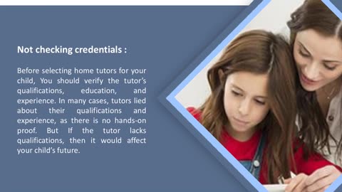 Mistakes To Avoid While Selecting Home Tutors For Your Child