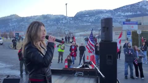 Okanagan Freedom Convoy - Osoyoos BC "Hailey Lewis Music" Feb.19, 2022