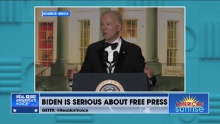 BIDEN TRIES TO GET SERIOUS ABOUT FREE PRESS