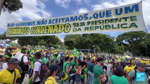 Las protestas bolsonaristas en Brasil continúan, aunque ahora con menor intensidad • FRANCE 24