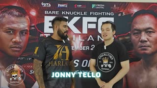BKFC Thailand 5, Knuckltown Rankings presented a series of back to back pre-fight interviews at Bare Knuckle