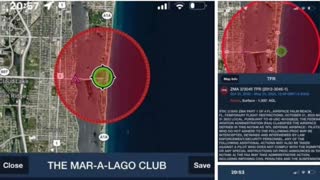 Temporary Flight Restriction over Mara Lago?