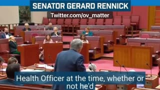 Australian Senator Gerard Rennick on Vaccine Related Deaths