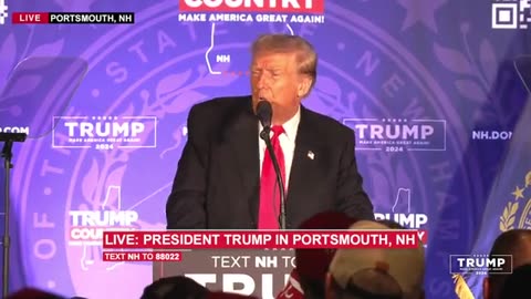 President Trump in Portsmouth, NH