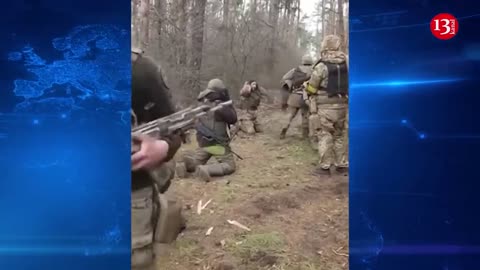 Taken prisoner are exhausted, armed Russian soldiers who have had "their ambitions cut short."