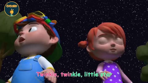 Twinkle Twinkle Little Star | Nursery Rhymes and Kids Songs | @CocomoCartoon