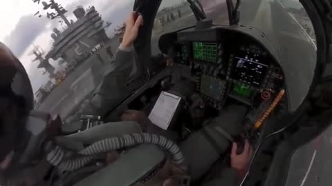 F-18 aircraft launches like a missile 😮