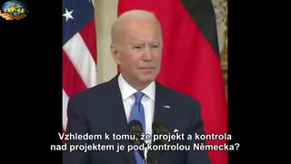 Joe Biden nabídl chabě zastřenou hrozbu, že plynovod Nord Stream zničí