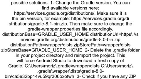 Cause zip END header not found Problem not solving by any methods in stackoverflow