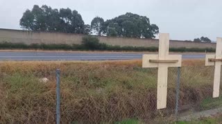 "Crosses on the Hume" event - Billboard Battalion