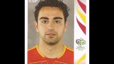 PANINI STICKERS SPAIN TEAM WORLD CUP 2006