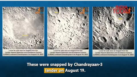 Chandrayaan-3 Moon Landing Live Updates: Isro releases images taken by Vikram before landing on Moon