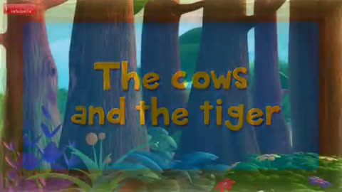 The Cows and the Tiger - Stories for Kids - Infobells_Cut