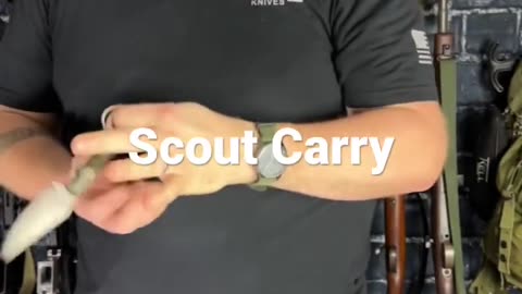 How to Scout Carry a Fixed Blade -#shorts #youtubeshorts #edc