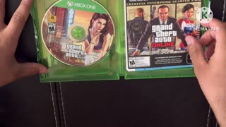 GTA 5 CD UNboxing and installation xbox one || GTA 5 playing game fast time