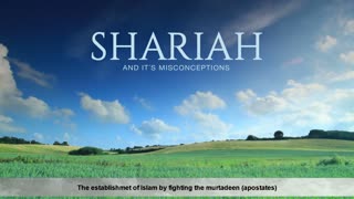 Shariah And Its Misconceptions - Imam Anwar Al-Awlaki