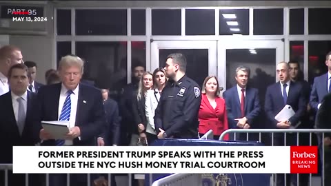 BREAKING NEWS- Trump Speaks With The Press After Michael Cohen Testifies In NYC Hush Money Trial