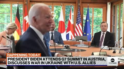 President Biden, world leaders talk Ukraine war at G7 summit l ABCNL