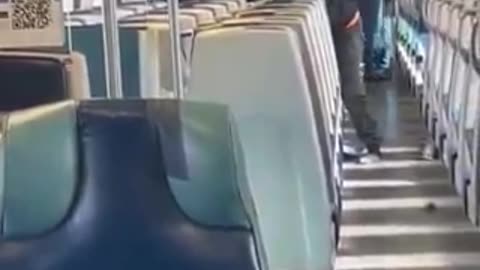 A man slashed in the face during a dispute with another man aboard an LIRR