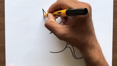 ✍️How to turn number “3” into Rat🐁🐁 Picture Easy Drawing for Beginners✍️