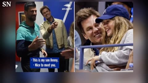 Tom Brady and Novak Djokovic Share Hug During Backstage Meetup at the US Open Watch