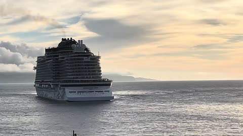 Norwegian Prima arrival in Ponta Delgada, Sao Miguel Azores Portugal - 24.11.2023 #Cruiseship
