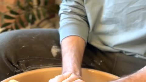 Lil vase ) #pottery #satisfying #asmr #thrdfloor