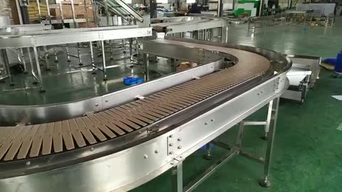 Hairise modular belt and slat top chain conveyor system slat chain conveyor