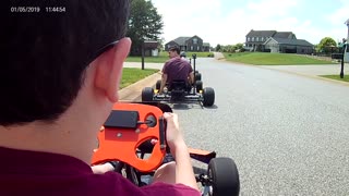 Having fun with 48v electric karts