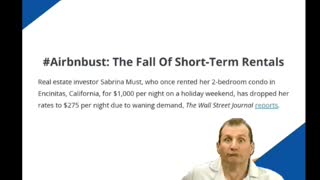 #Airbnbust - Fall of Short-Term Rentals? 😲🫨