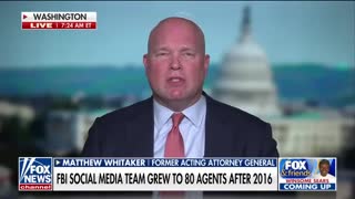 How FBI's connection with Twitter is 'next level': Matt Whitaker