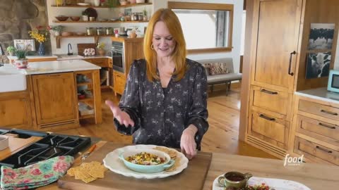 Ree Drummond's Baked Cheese with Grilled Pineapple-Pepper Relish The Pioneer Woman Food Network