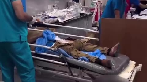 Gaza hospital fills with injured civilians from Israeli bombing campaign