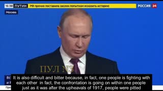 Putin: 'The Situation in UA Has Been Brought By its So–Called Friends to the Stage Where it Has ...