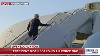 Joe Biden Trips Going Up The Stairs Once More