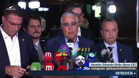 Senador Eduardo Girão, vice-líder da oposição, comenta reunião.