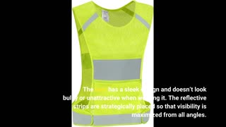Customer Feedback: Chiwo Reflective Vest Running Gear 2Pack, High Visibility Adjustable Safety...