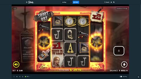 INSANE SUPER BONUS WINS ON DEADWOOD! slots dollar winning