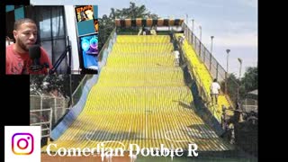 The Reopening and closing of the Giant slide in Detroit MI