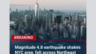 Earthquake hits new jersey jersey Pennsylvania and Boston 4/5/24