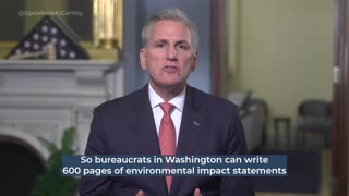 Kevin McCarthy: Let's Build in America!