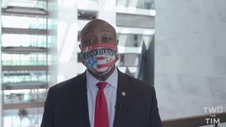 FLASHBACK: Senator Tim Scott promotes mask wearing