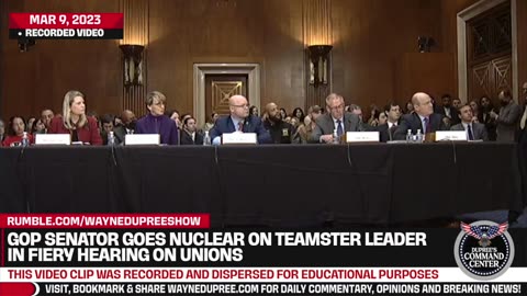 GOP Senator Goes Ballistic On Labor Leader In Fiery Hearing On Unions