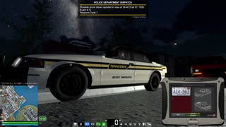 TENNESSEE HIGHWAY PATROL! FLASHING LIGHTS GAMEPLAY INSURANCE CHECK