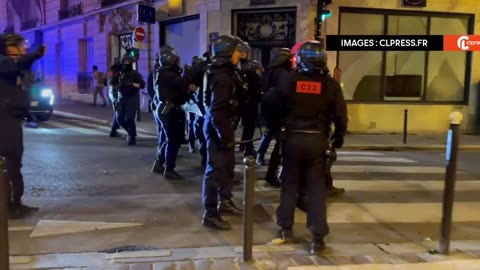 Far-left radicals are rioting in Paris over the "far-right" landslide