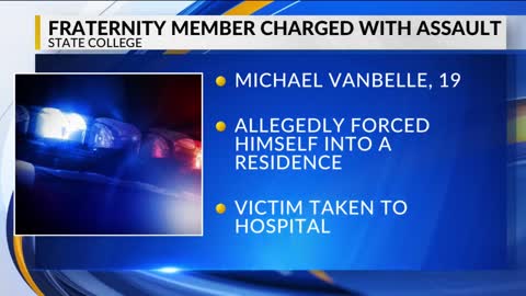 Fraternity member charged after State College resident attacked