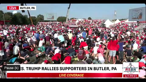 240713 Butler PA Trump Rally Shots Fired-3minute portion