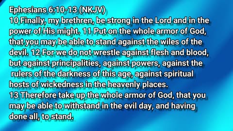 Put on the Armor of God