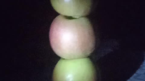 glowing apples