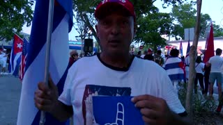 Cubans in Miami protest one year on